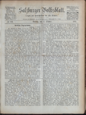 Salzburger Volksblatt: unabh. Tageszeitung f. Stadt u. Land Salzburg