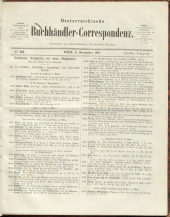 Oesterreichische Buchhändler-Correspondenz