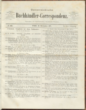 Oesterreichische Buchhändler-Correspondenz