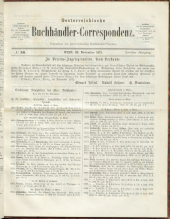 Oesterreichische Buchhändler-Correspondenz