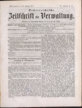 Österreichische Zeitschrift für Verwaltung