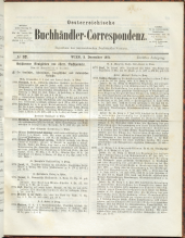 Oesterreichische Buchhändler-Correspondenz