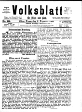 Volksblatt für Stadt und Land