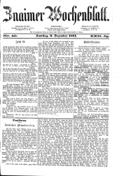 Znaimer Wochenblatt