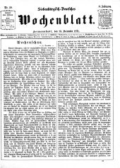 Siebenbürgisch-Deutsches Wochenblatt