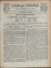 Salzburger Volksblatt: unabh. Tageszeitung f. Stadt u. Land Salzburg