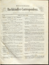 Oesterreichische Buchhändler-Correspondenz