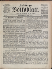 Salzburger Volksblatt: unabh. Tageszeitung f. Stadt u. Land Salzburg