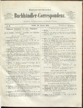 Oesterreichische Buchhändler-Correspondenz