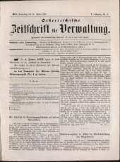 Österreichische Zeitschrift für Verwaltung