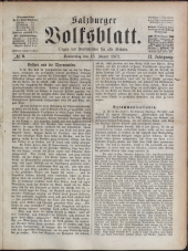 Salzburger Volksblatt: unabh. Tageszeitung f. Stadt u. Land Salzburg