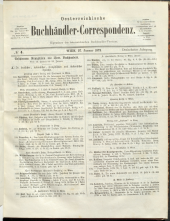 Oesterreichische Buchhändler-Correspondenz