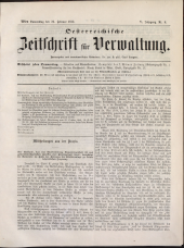 Österreichische Zeitschrift für Verwaltung