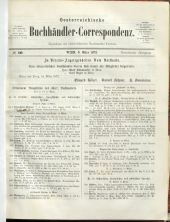 Oesterreichische Buchhändler-Correspondenz