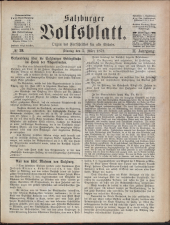 Salzburger Volksblatt: unabh. Tageszeitung f. Stadt u. Land Salzburg