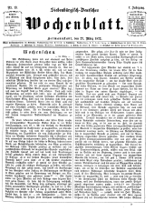 Siebenbürgisch-Deutsches Wochenblatt