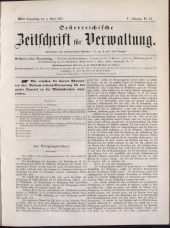 Österreichische Zeitschrift für Verwaltung