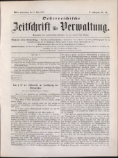 Österreichische Zeitschrift für Verwaltung