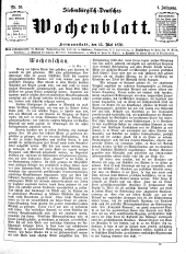 Siebenbürgisch-Deutsches Wochenblatt