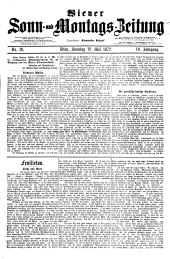 Wiener Sonn- und Montags-Zeitung