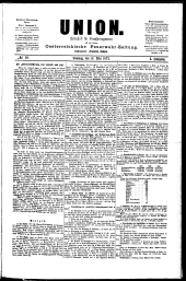 Union. Zeitschrift für Versicherungswesen und Volkswirtschaft