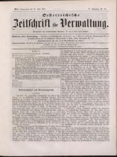 Österreichische Zeitschrift für Verwaltung