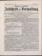 Österreichische Zeitschrift für Verwaltung