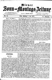 Wiener Sonn- und Montags-Zeitung