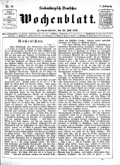 Siebenbürgisch-Deutsches Wochenblatt