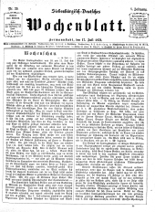 Siebenbürgisch-Deutsches Wochenblatt