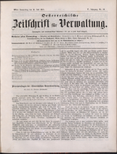 Österreichische Zeitschrift für Verwaltung