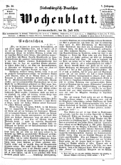 Siebenbürgisch-Deutsches Wochenblatt