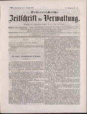 Österreichische Zeitschrift für Verwaltung