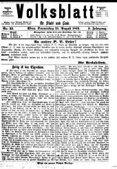 Volksblatt für Stadt und Land