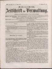 Österreichische Zeitschrift für Verwaltung
