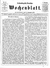 Siebenbürgisch-Deutsches Wochenblatt