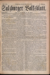 Salzburger Volksblatt: unabh. Tageszeitung f. Stadt u. Land Salzburg