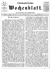 Siebenbürgisch-Deutsches Wochenblatt