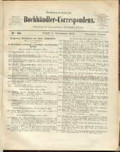 Oesterreichische Buchhändler-Correspondenz