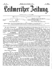 Leitmeritzer Zeitung