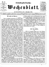 Siebenbürgisch-Deutsches Wochenblatt