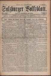 Salzburger Volksblatt: unabh. Tageszeitung f. Stadt u. Land Salzburg