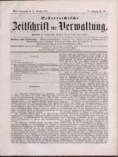 Österreichische Zeitschrift für Verwaltung