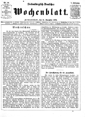 Siebenbürgisch-Deutsches Wochenblatt