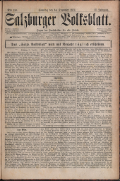 Salzburger Volksblatt: unabh. Tageszeitung f. Stadt u. Land Salzburg