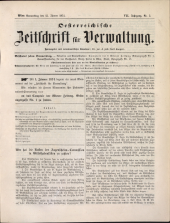 Österreichische Zeitschrift für Verwaltung