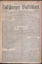 Salzburger Volksblatt: unabh. Tageszeitung f. Stadt u. Land Salzburg