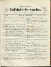 Oesterreichische Buchhändler-Correspondenz