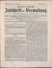 Österreichische Zeitschrift für Verwaltung