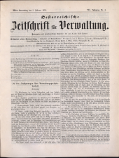 Österreichische Zeitschrift für Verwaltung